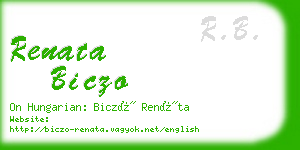 renata biczo business card